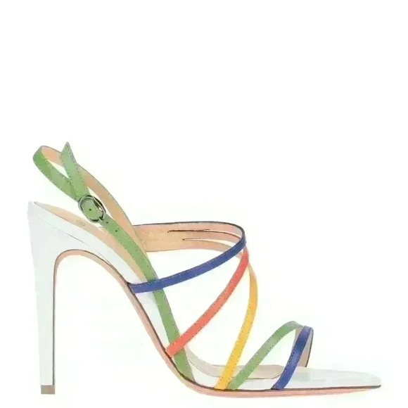 ALEXANDRE BIRMAN Strappy Leather Slingback Mult—Color Sandals - Picture 12 of 16